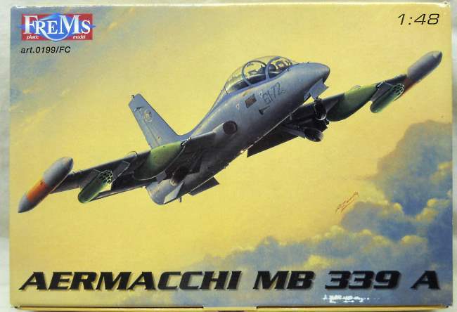 Frems 1/48 Aermacchi MB-339 A, 0199FC plastic model kit